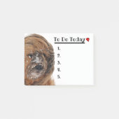 Cute Snowy Dog Post-it® Notes (Voorkant)