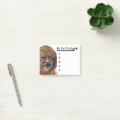 Cute Snowy Dog Post-it® Notes (Kantoor)