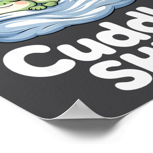 Cute Snuggly Frog Lovers This Is Our Cuddle  Poster (Hoek)
