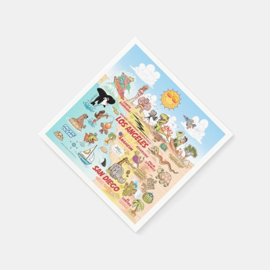 Cute SoCal Servet (Hoek)