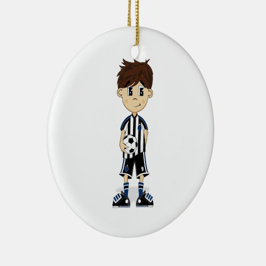 Cute Soccer Boy Ornament (Rechts)