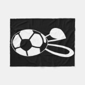 Cute Soccer Egg Shirt - Soccer Easter Egg Gift  Fleece Deken (Voorkant (Horizontaal))