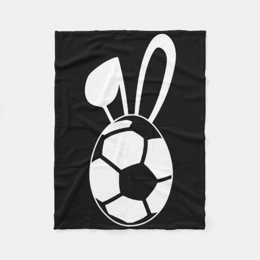 Cute Soccer Egg Shirt - Soccer Easter Egg Gift  Fleece Deken (Voorkant)