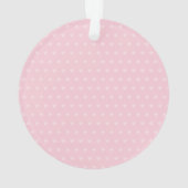 Cute Soccer Girl Pink Personalized Ornament (achterkant)