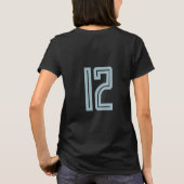 Cute Soccer Mam Sporty Team T-shirt (Achterkant)