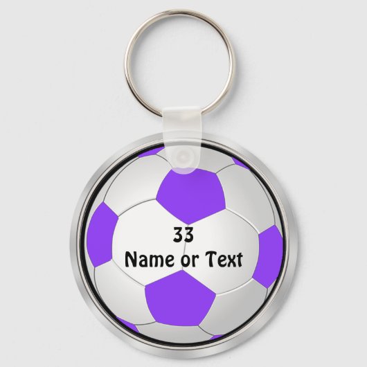 Cute Soccer Party Favors for Girls, Sleutelhangers (Voorkant)