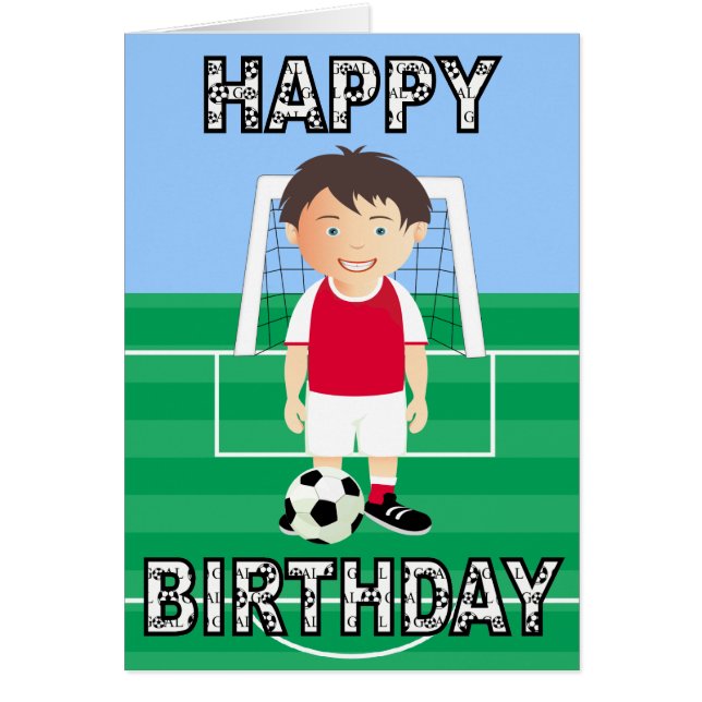 Cute Soccer Player (Voorkant)