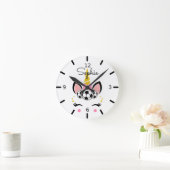 Cute Soccer Unicorn Ronde Klok (Huis)
