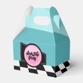 Cute Sock Hop Fifties party Bedankdoosjes (Voorkant Zijde)