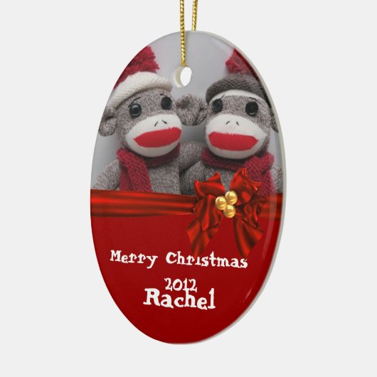 CUTE Sock Monkey Ornament BFF (Links)