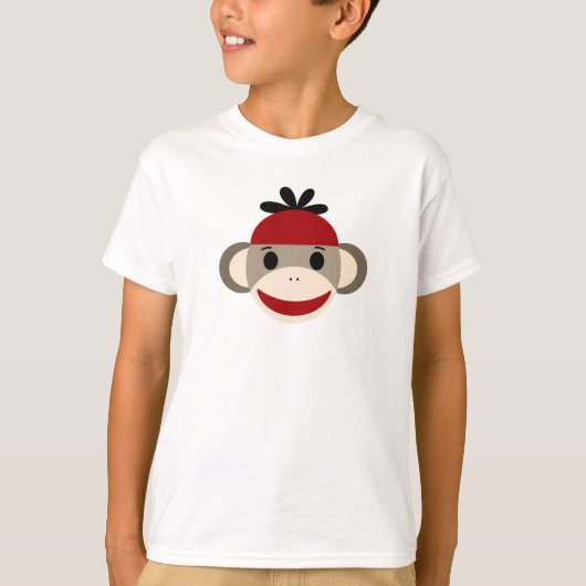 Cute Sock Monkey T-Shirt (Voorkant)