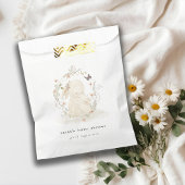 Cute Soft Baby mum Bunny Floral Wreated Baby showe Bedankzakje