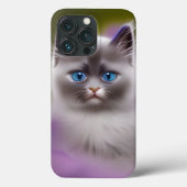 Cute Soft Blue Eyed Himalayan Kitten Case-Mate iPhone Case (Achterkant)