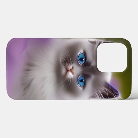 Cute Soft Blue Eyed Himalayan Kitten Case-Mate iPhone Case (Achterkant (horizontaal))
