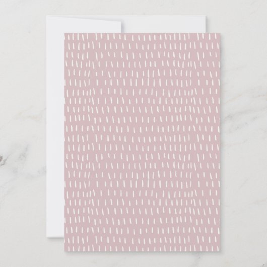 Cute Soft Pastel Pink Waterverf Birthday Kandels Bedankkaart (Achterkant)