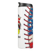 Cute Softball Ma Thermal Tumbler Thermosbeker (Geroteerd rechts)