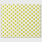 Cute Softball Pattern Cadeaupapier (Vlak)