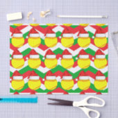 Cute Softball Santa Hat-kerstcadeaupapier Tissuepapier (Craft)