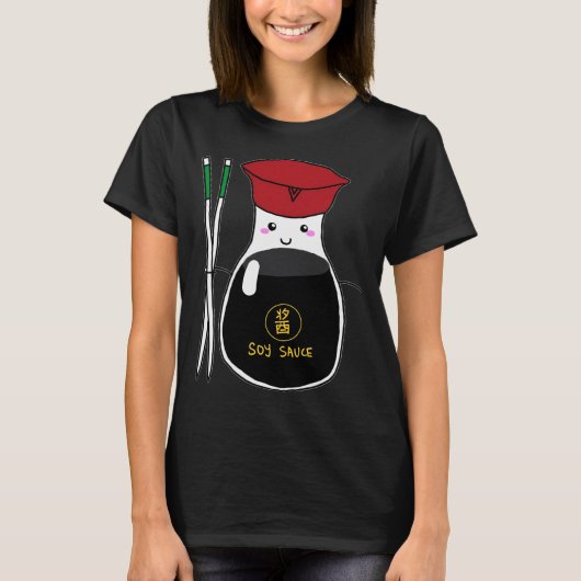 Cute sojasausfles t-shirt (Voorkant)