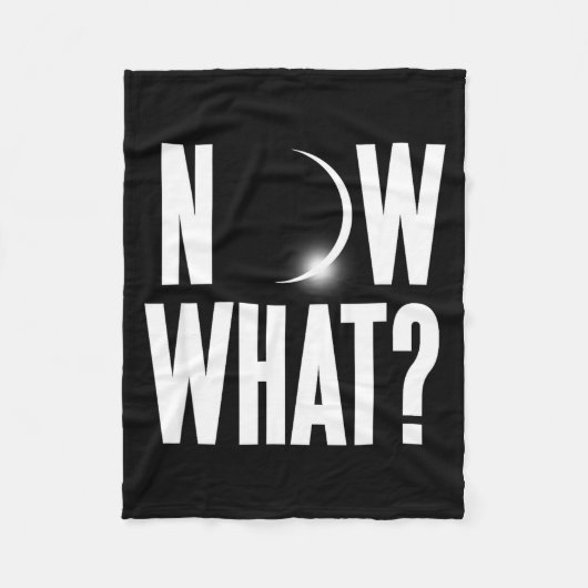 Cute Solar Eclipse August 2017 Fleece Deken (Voorkant)