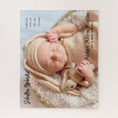 Cute some-Bunny heeft geboorteaankondiging bereikt Legpuzzel (Verticaal)