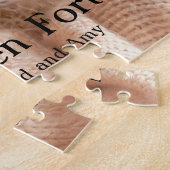 Cute some-Bunny heeft geboorteaankondiging bereikt Legpuzzel (Zijkant)