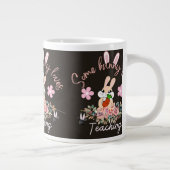 Cute some bunny loves teaching mug grote koffiekop (Rechts)