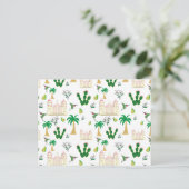 Cute Southern California Animals en Planten Briefkaart (Staand voorkant)