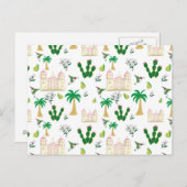 Cute Southern California Animals en Planten Briefkaart (Voorkant / Achterkant)