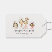 Cute Spa Dag Verjaardag Cadeaubijsluiter Cadeaulabel (Voorkant (Horizontaal))