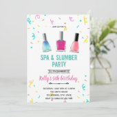 Cute spa manicure pedicure kaart (Staand voorkant)