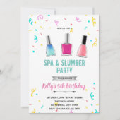 Cute spa manicure pedicure thema kaart (Voorkant)