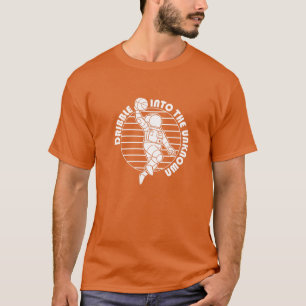 Cute Space Astronaut Play Basketball T-Shirt