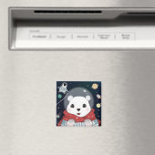 Cute Space Beer Magneet (Insitu (Vaatwasser))