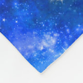 Cute Space Cat Pspelen met de maan Fleece Deken (Hoek)