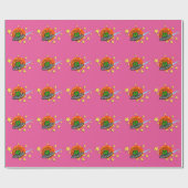 CUTE SPACE CAT-WRAPPERPAPIER CADEAUPAPIER (Vlak)