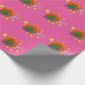 CUTE SPACE CAT-WRAPPERPAPIER CADEAUPAPIER (Hoek)