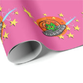 CUTE SPACE CAT-WRAPPERPAPIER CADEAUPAPIER (Rol Hoek)