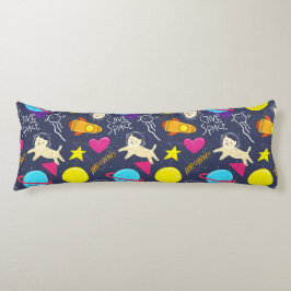 Cute Space Cats Lichaamskussen
