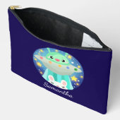 Cute Space Creature And Bunny Rabbit Etui (Open)