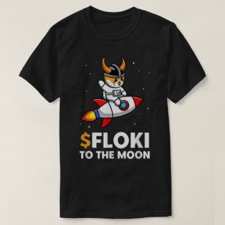 Cute Space Dog Rocket Meme Design T-shirt