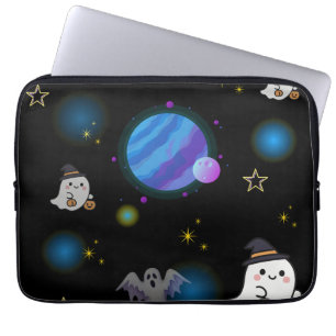 Cute Space Galaxy Doodle Laptophoes Laptop Sleeve