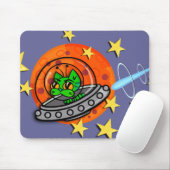 CUTE SPACE KITTY CAT-MUISMAT MUISMAT (Met muis)