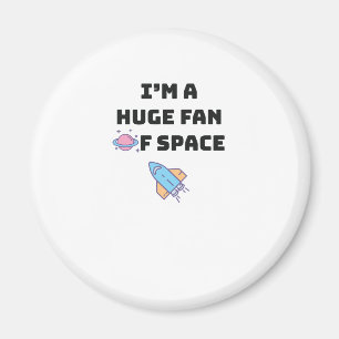Cute Space Lover Kinder Tiener Love Space Gift Magneet