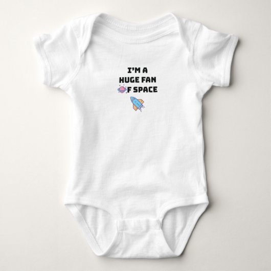 Cute Space Lover Kinder Tiener Love Space Gift Romper (Voorkant)