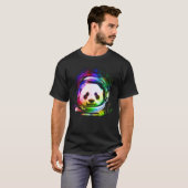 Cute space panda t-shirt (Voorkant volledig)