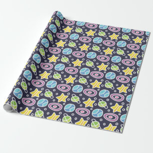 Cute Space Pattern Cadeaupapier