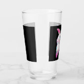 Cute Space Rainbow Gaussian Blur Rabbit Galactic Glas (Rechts)