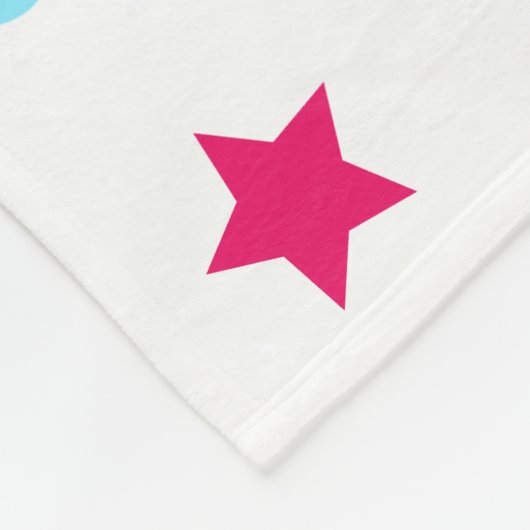 Cute Spacecraft Rocket Ships Pattern Fleece Deken (Hoek)