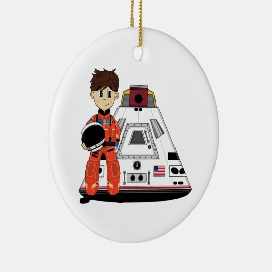 Cute Spaceman Ornament (Rechts)